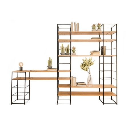 Tower Shelving System Black