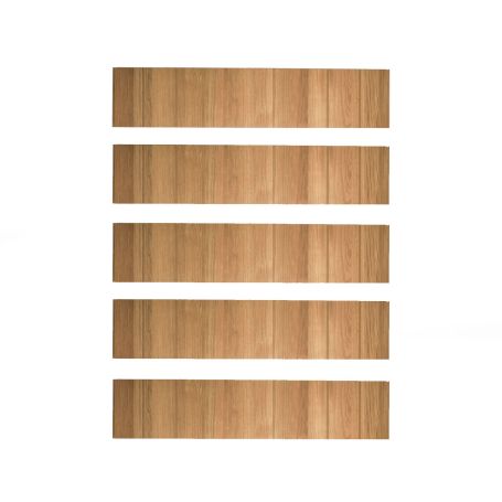 Tower Shelving Set Of 5 Shelves Oak