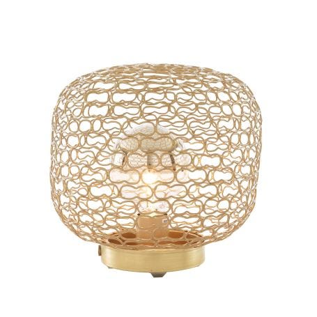 Jali Table Lamp Gold