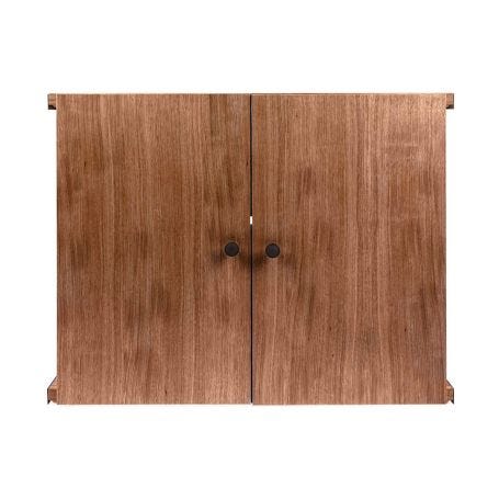 Tower 2 Door Unit Walnut