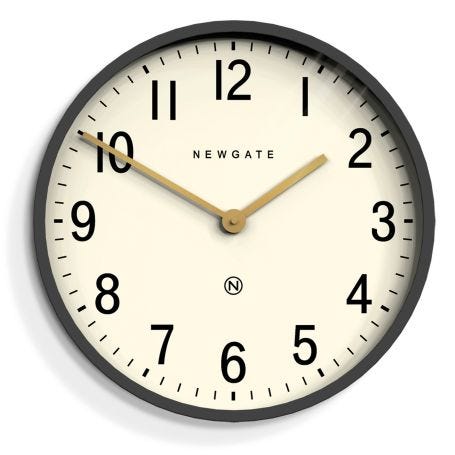 Mr Edwards Wall Clock Grey