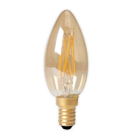 Candle LED Filament E14 Bulb Gold 3.5W
