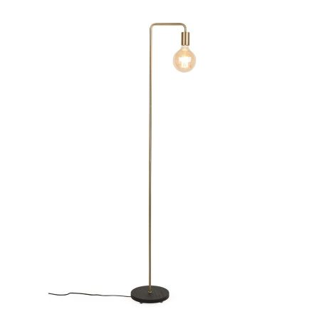 Junction Floor Lamp Walnut Base Brass