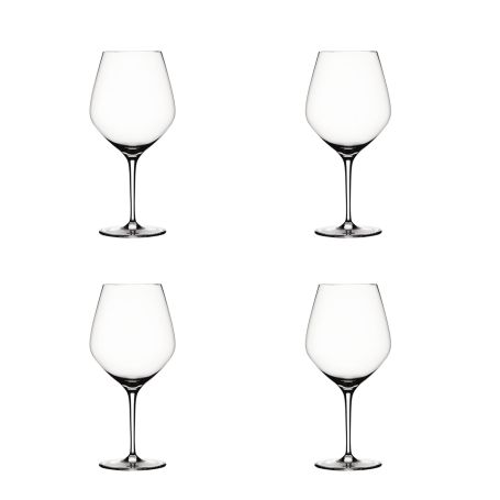 Authentis Burgundy Wine Glasses Set of 4