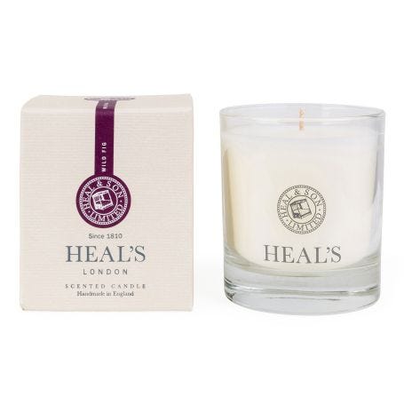 Wild Fig Scented Glass Candle