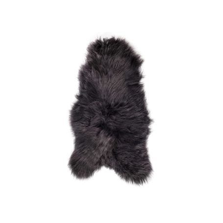 Icelandic Sheepskin Rug Graphite
