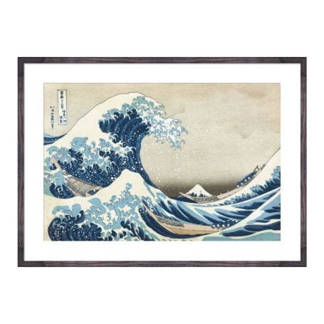 Hokusai The Great Wave At Kanagawa Framed Print