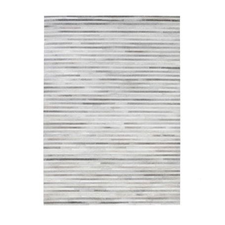 Channel Hide Rug Light Grey