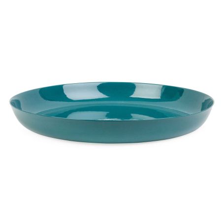 Porcelain Forest Green Serving Bowl