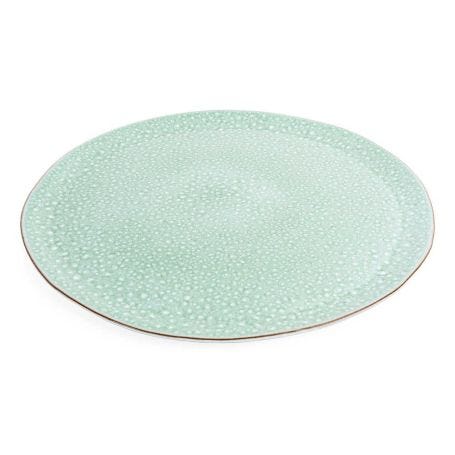 Dapple Charger Plate Green