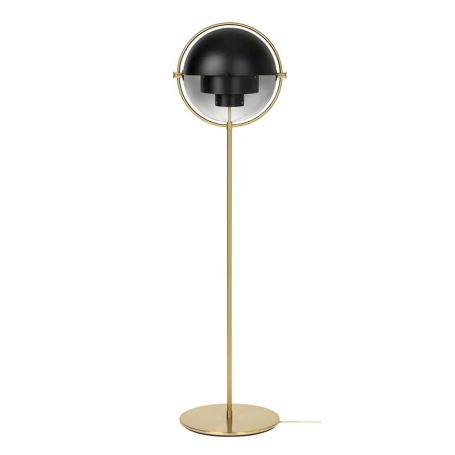 Multi Lite Floor Lamp Brass Base