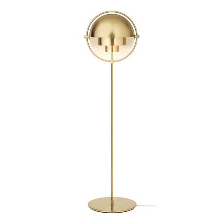 Multi Lite Floor Lamp Brass Base