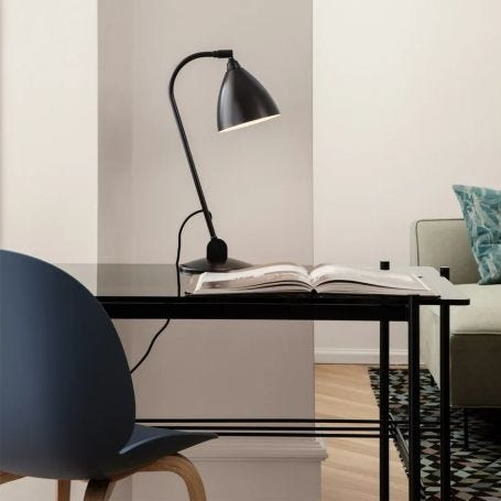 Bestlite BL2 Table Lamp Black Brass Base