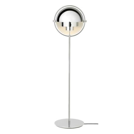 Multi Lite Floor Lamp Chrome Base