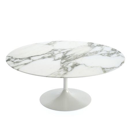 Saarinen Coffee Table with White Base