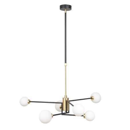 Balance Multi Arm Chandelier Black