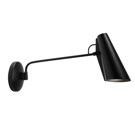Birdy Wall Lamp All Black Long