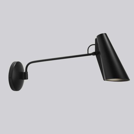 Birdy Wall Lamp All Black Long