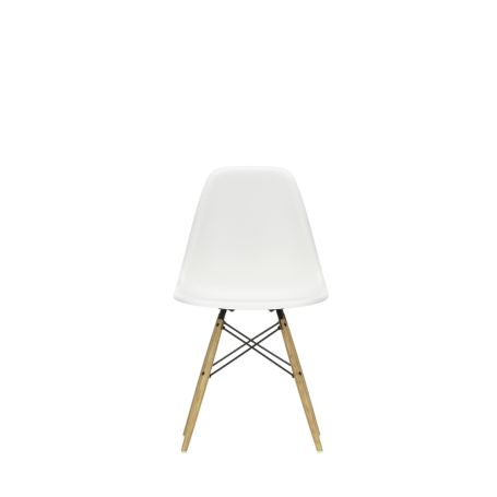 Eames DSW Side Chair New Height White Ash Honey Base