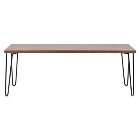 Brunel Bench Dark Wood