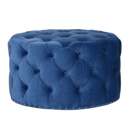 Lord Digsby Round Footstool