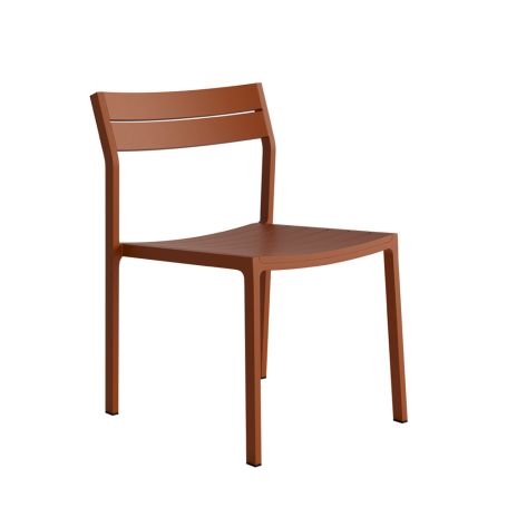 Eos Outdoor Side Chair Rust