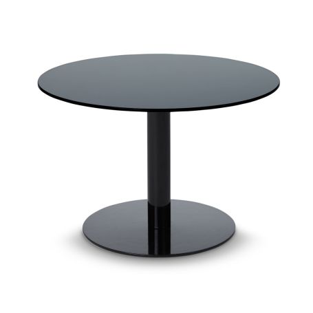 Flash Circular Side Table Black