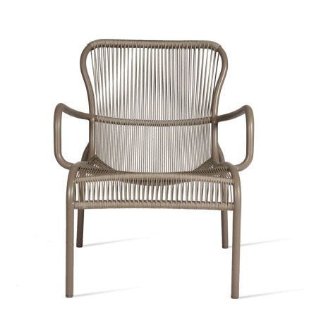 Loop Outdoor Lounge Chair Rope Taupe