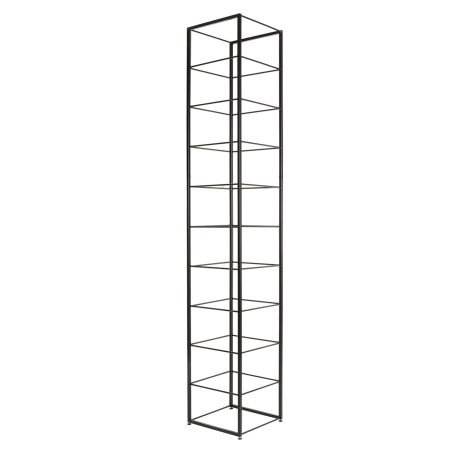 Tower Shelving Tall Module Black