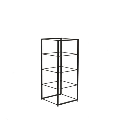 Tower Shelving Short Module Black