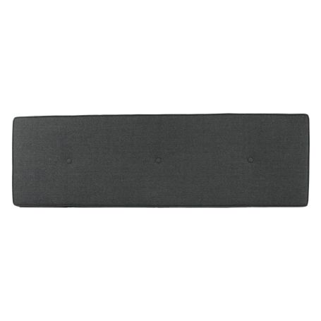 Brunel Bench Cushion Smoke Grey Fabric
