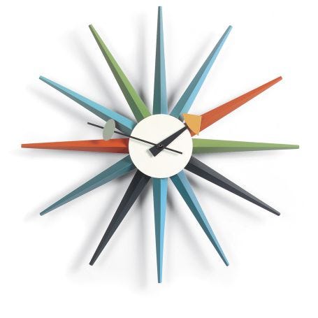 Sunburst Multi Wall Clock