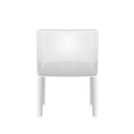 Ghost Buster Small Side Table In Flat White