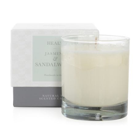 Jasmine & Sandalwood Scented Candle