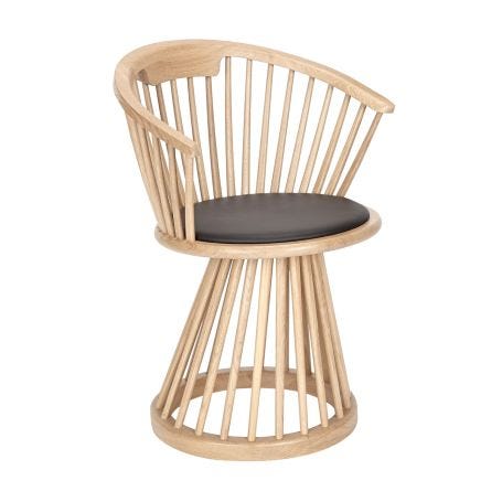 Fan Dining Chair Natural Oak