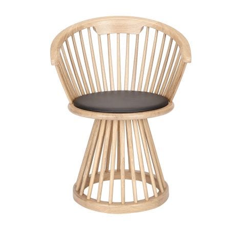 Fan Dining Chair Natural Oak
