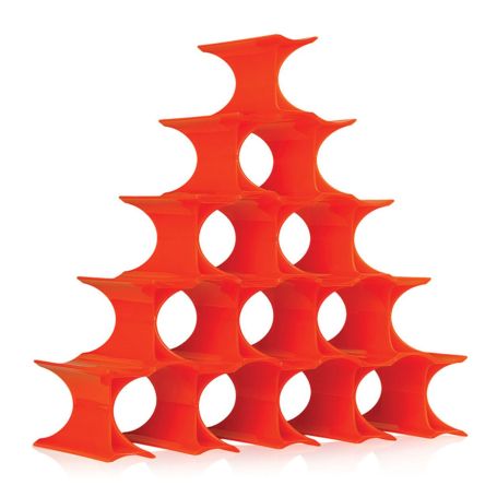 Infinity Bottle Rack Orange