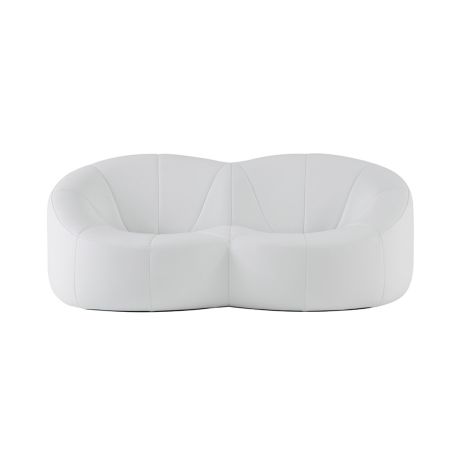 Pumpkin 2 Seater Settee Indiana Blanc