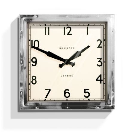 Quad Chrome Wall Clock