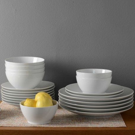 Thomas Loft White Porcelain 16 Piece Dinnerware Box Set