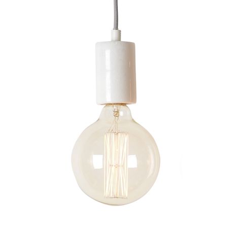 Bristol Pendant Light White Marble