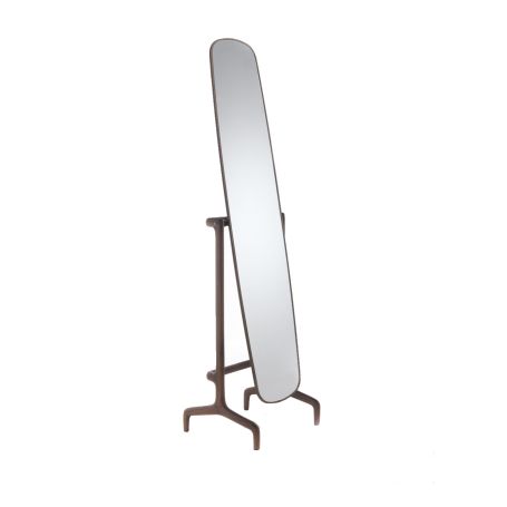 Timothy Floor Mirror Walnut