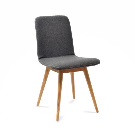 Ena Chair in Oak & Grey Felt
