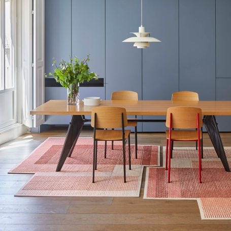 Canevas Geo Rug Coral