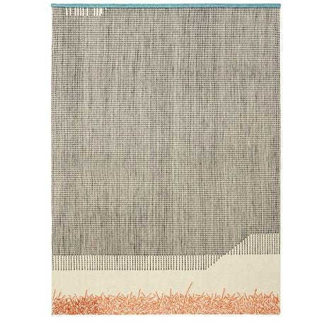 Backstitch Calm Rug Brick Red