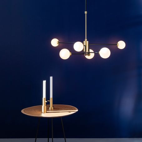 Balance Multi Arm Chandelier Black