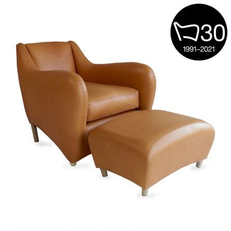 Balzac Armchair & Footstool