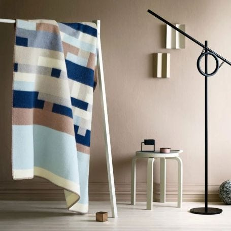 Bergstaden Throw Beige 135 x 200cm
