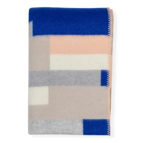 Bergstaden Throw Blue 135 x 200cm