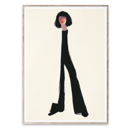 Black Pants by Amelie Hegardt 50 x 70cm Print